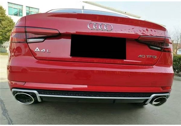 Difusor Trasero Audi A4 B9 2016+ Look RS4 ABS