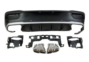 Difusor Trasero Mercedes C167 GLE 2020 Colas