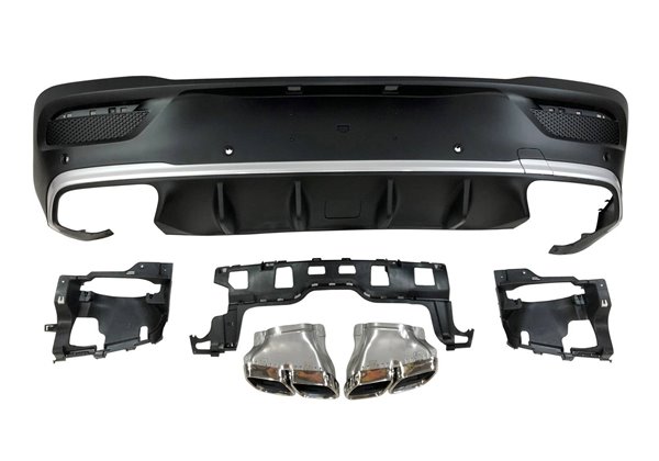 Difusor Trasero Mercedes C167 GLE 2020 Colas