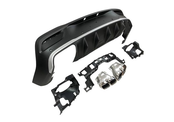 Difusor Trasero Mercedes C167 GLE 2020 Colas