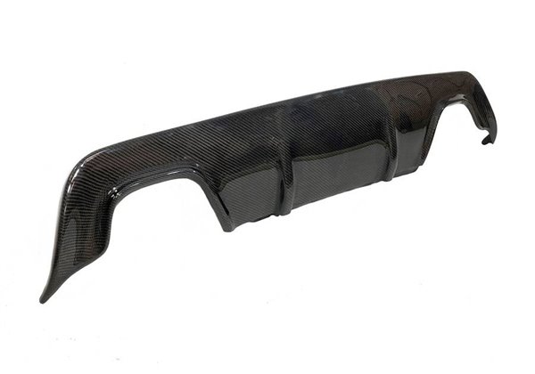 Difusor Trasero BMW E60 / E61 Look M-Tech Carbono 2 Salidas