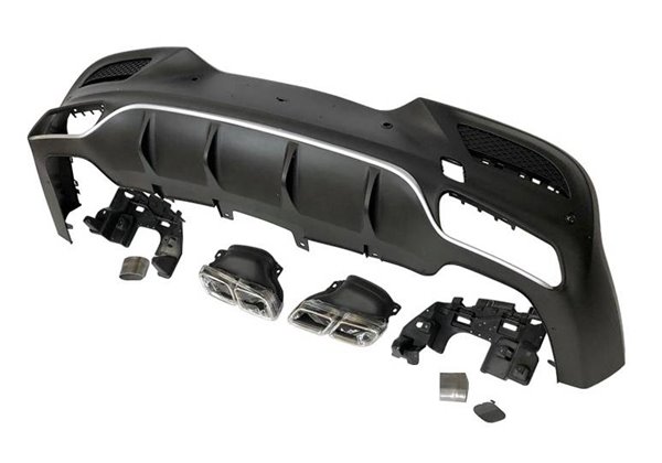 Difusor Trasero Mercedes C292 2014-2018 Look AMG GLE63