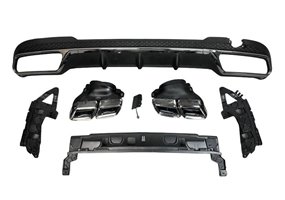 Difusor Trasero Mercedes W212 2014-2015 SW / 4P Look AMG E63