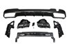 Difusor Trasero Mercedes W212 2014-2015 SW / 4P Look AMG E63