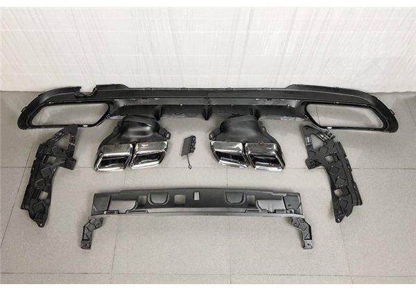 Difusor Trasero Mercedes W212 2014-2015 SW / 4P Look AMG E63