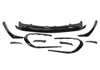 Spoiler Delantero Mercedes W117 Facelift 2017+ Look AMG A45 Negro Brillante