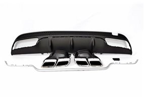 Difusor Trasero Mercedes W205 2014-2018 4P / SW Look AMG C63 ABS