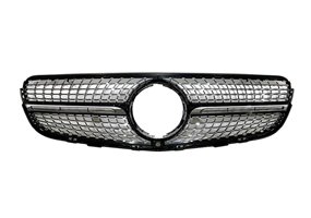 Parrilla Mercedes GLC X253 2015-2019 Diamond Full Black Con Cámara