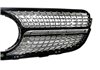 Parrilla Mercedes GLC X253 2015-2019 Diamond Full Black Con Cámara