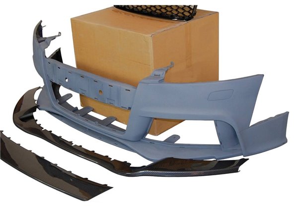 Paragolpes Delantero Audi TT 06-14 8J Look RS Spoiler Look Carbono