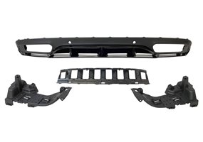 Difusor Trasero Mercedes W205 2014-2018 Coupe Look AMG C63 ABS