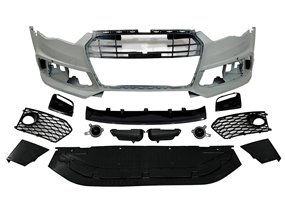 Paragolpes Delantero Audi A6 2015-2018 C7 Look RS6 Carbono