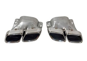Cola De Escape Mercedes W205 2019 Chrome