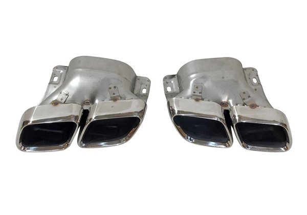Cola De Escape Mercedes W205 2019 Chrome