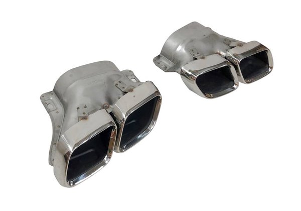 Cola De Escape Mercedes W205 2019 Chrome