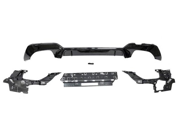 Difusor Trasero BMW G20 / G21 340 Look M Performance Brillante Negro