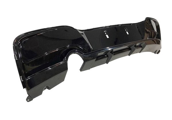 Difusor Trasero BMW F20 / F21 12-14 Look M-Performance 1 Salida doble Brillante Negro