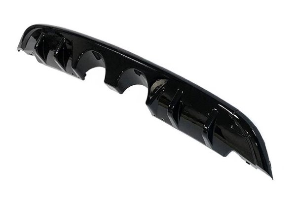 Difusor Trasero Volkswagen Golf 6 look R20 Negro Brillante