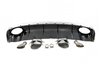 Difusor Trasero Audi A6 Sedan / Avant C7 2011-2014 Look RS6 ABS