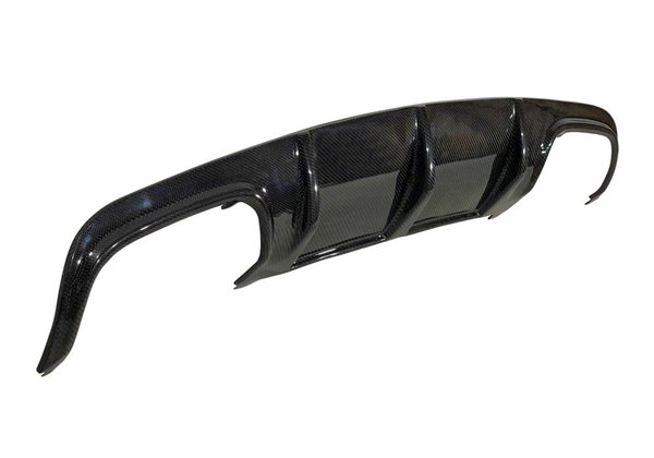 Difusor Trasero Mercedes W204 4P 07-10 Look AMG C63 Carbono