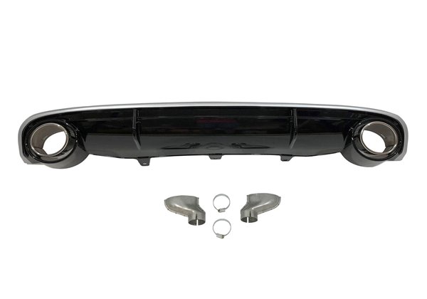 Difusor Trasero Audi A7 2011-2014 Look RS7 ABS