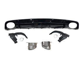 Difusor Trasero Audi A6 / A6 Avant Look RS6 2015-2018 C7 S-Line ABS