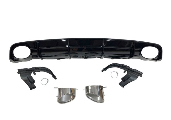 Difusor Trasero Audi A6 / A6 Avant Look RS6 2015-2018 C7 S-Line ABS