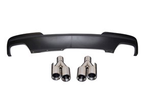 Difusor Trasero BMW F10/F11 10-16 Look M-Tech ABS Colas