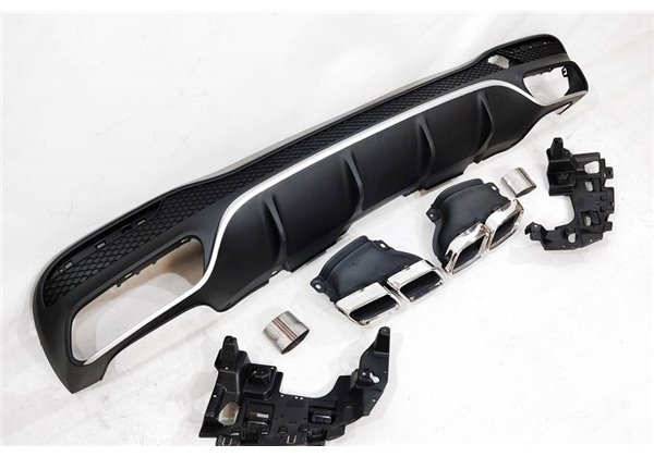 Difusor Trasero Mercedes W166 GLE 350 look AMG 63 Colas
