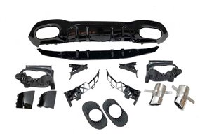 Difusor Trasero Mercedes W177 Look AMG A35