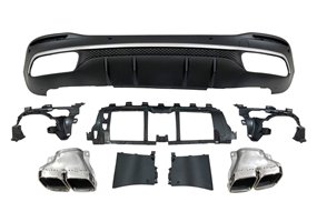 Difusor Trasero Mercedes W167 GLE 2020 Colas