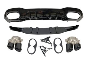 Difusor Trasero Mercedes W177 Look AMG A45