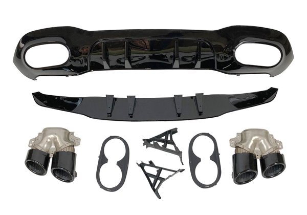 Difusor Trasero Mercedes W177 Look AMG A45