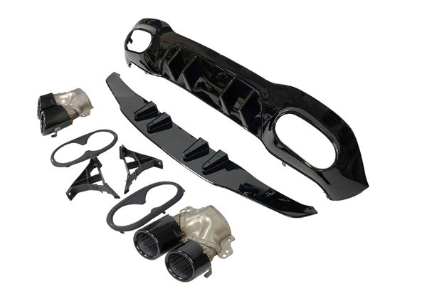 Difusor Trasero Mercedes W177 Look AMG A45