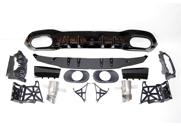 Difusor Trasero Mercedes V177 Look AMG A35 4 Puertas