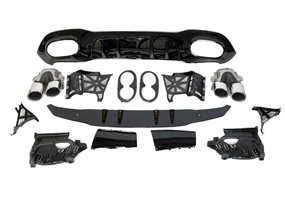 Difusor Trasero Mercedes V177 Look AMG A45 4 Puertas