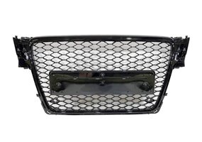 Parrilla Audi A4 Look RS4 B8 2009-2012 Full Black