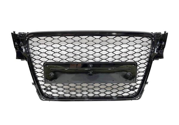 Parrilla Audi A4 Look RS4 B8 2009-2012 Full Black