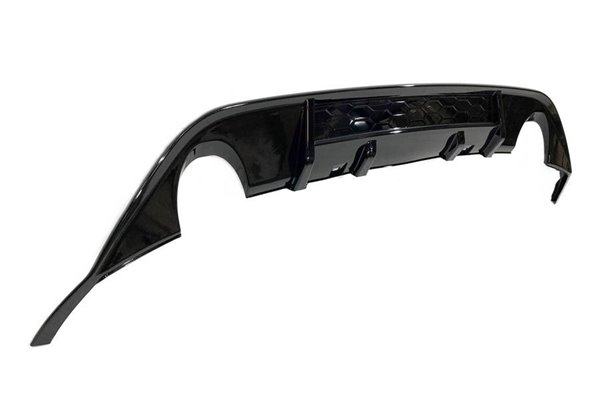 Difusor Trasero Volkswagen Golf 7 Look GTI Negro Brillante