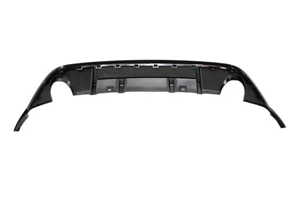 Difusor Trasero Volkswagen Golf 7 Look GTI Negro Brillante