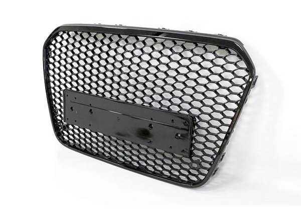 Parrilla Audi A6 11-15 C7 Look RS6 Black