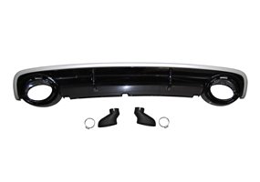 Difusor Trasero Audi A6 Sedan / Avant C6 2004-2008 Look RS6 ABS