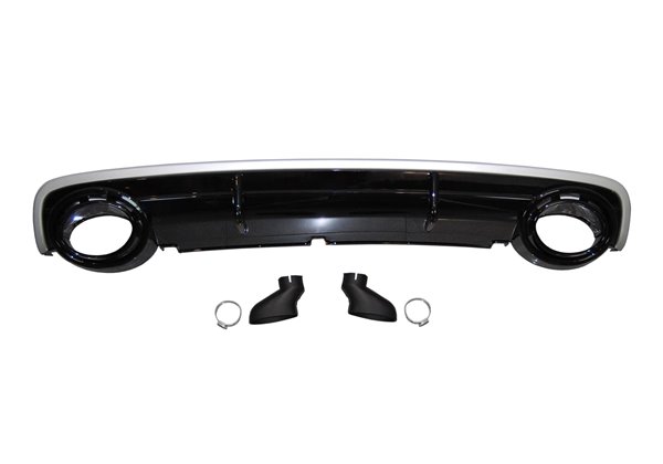 Difusor Trasero Audi A6 Sedan / Avant C6 2004-2008 Look RS6 ABS