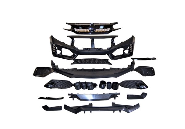 Kit De Carrocería Honda Civic MK10 Hatchback 2016+ look Type R ABS