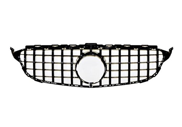 Parrilla Mercedes W205 2014-2018 Look GTR Black