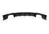 Difusor Trasero BMW F30 / F31 Look M Performance 2 Salidas Negro Brillo