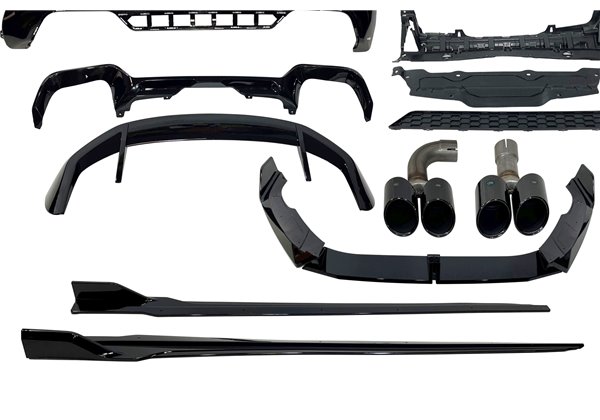 Kit De Carrocería BMW X3 G01 LCI Look M Performance Brillante Negro