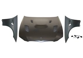Capó Y Aletas BMW E92 / E93 Look M3 ´06-14 Black Led indicator