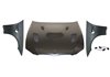 Capó Y Aletas BMW E92 / E93 Look M3 ´06-14 Black Led indicator