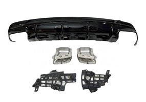 Difusor Trasero Mercedes CLA W117 2016-2018 4D/SW Style Facelift look A45